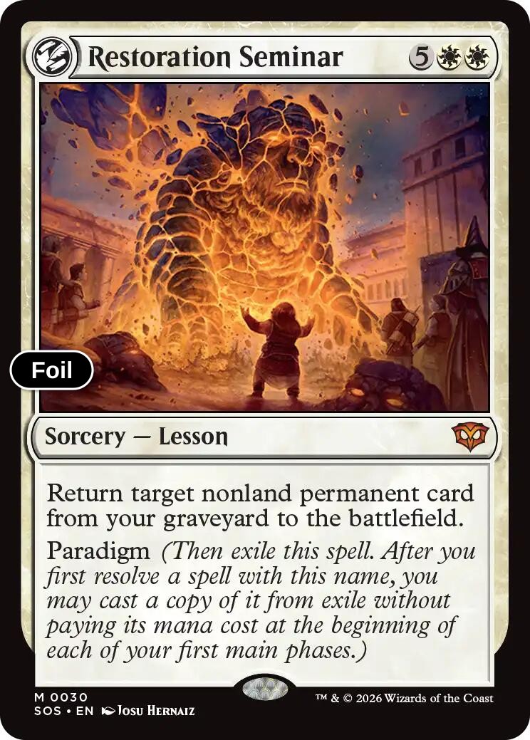 Restoration Seminar
