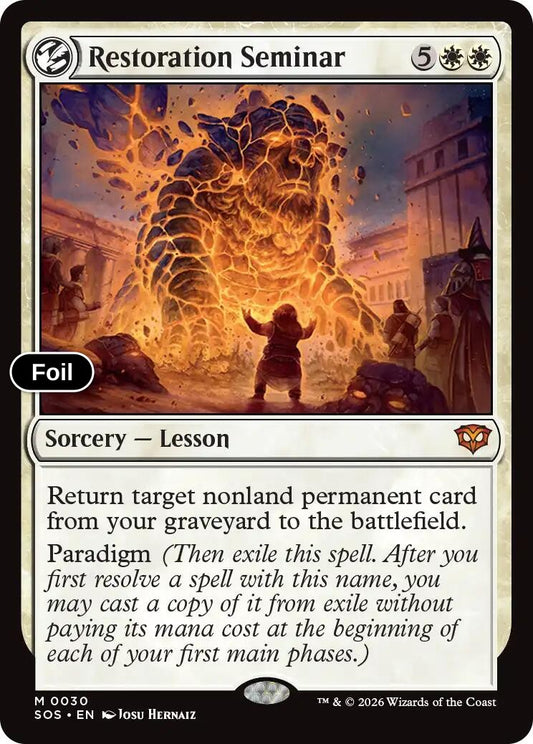 Restoration Seminar