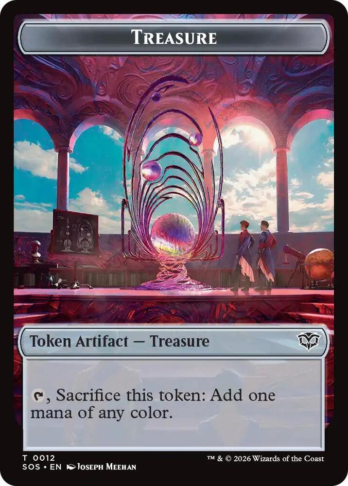 Phyrexian Germ // Treasure Double-Sided Token (Back)