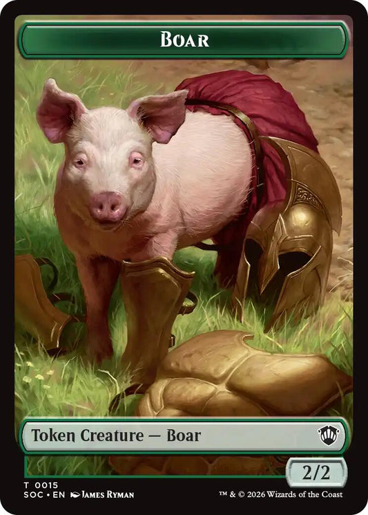 Boar // Fractal (0005) Double-Sided Token