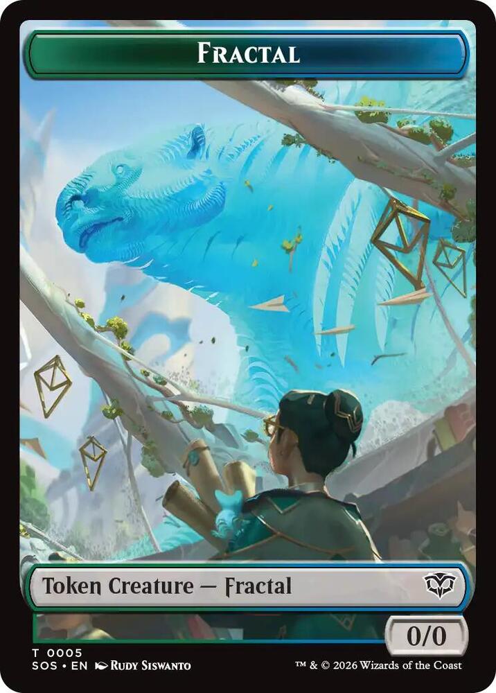 Boar // Fractal (0005) Double-Sided Token (Back)
