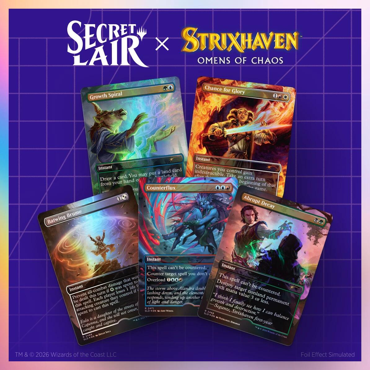 Secret Lair Drop: Omens of Chaos - Traditional Foil Edition