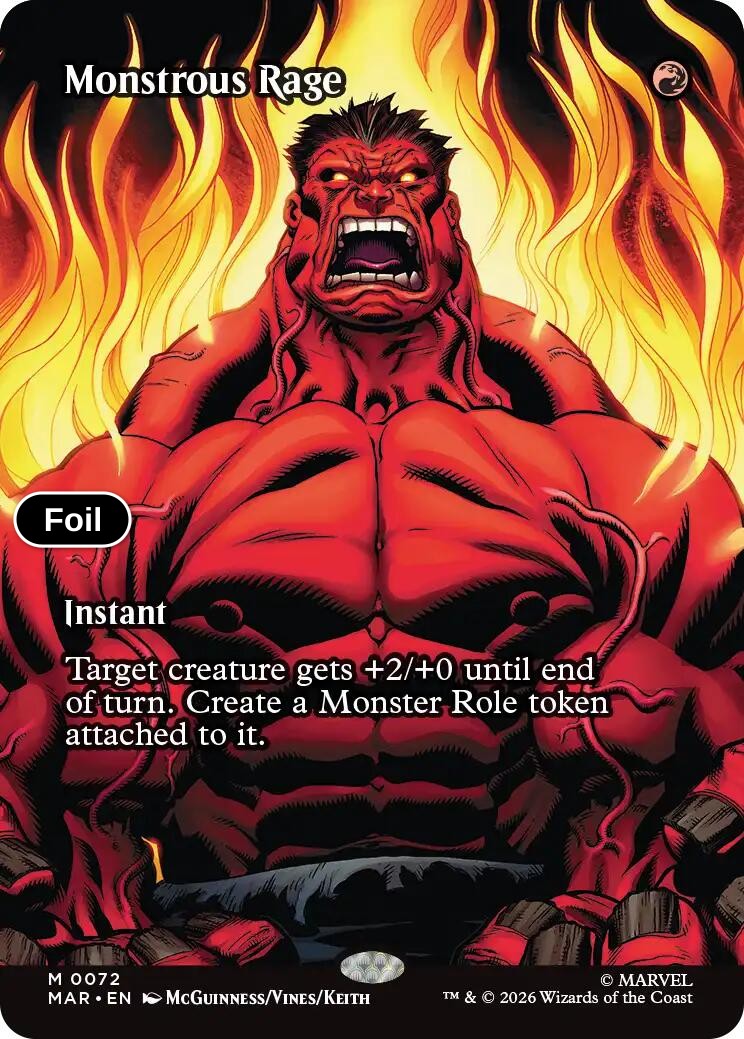 Monstrous Rage (Borderless)