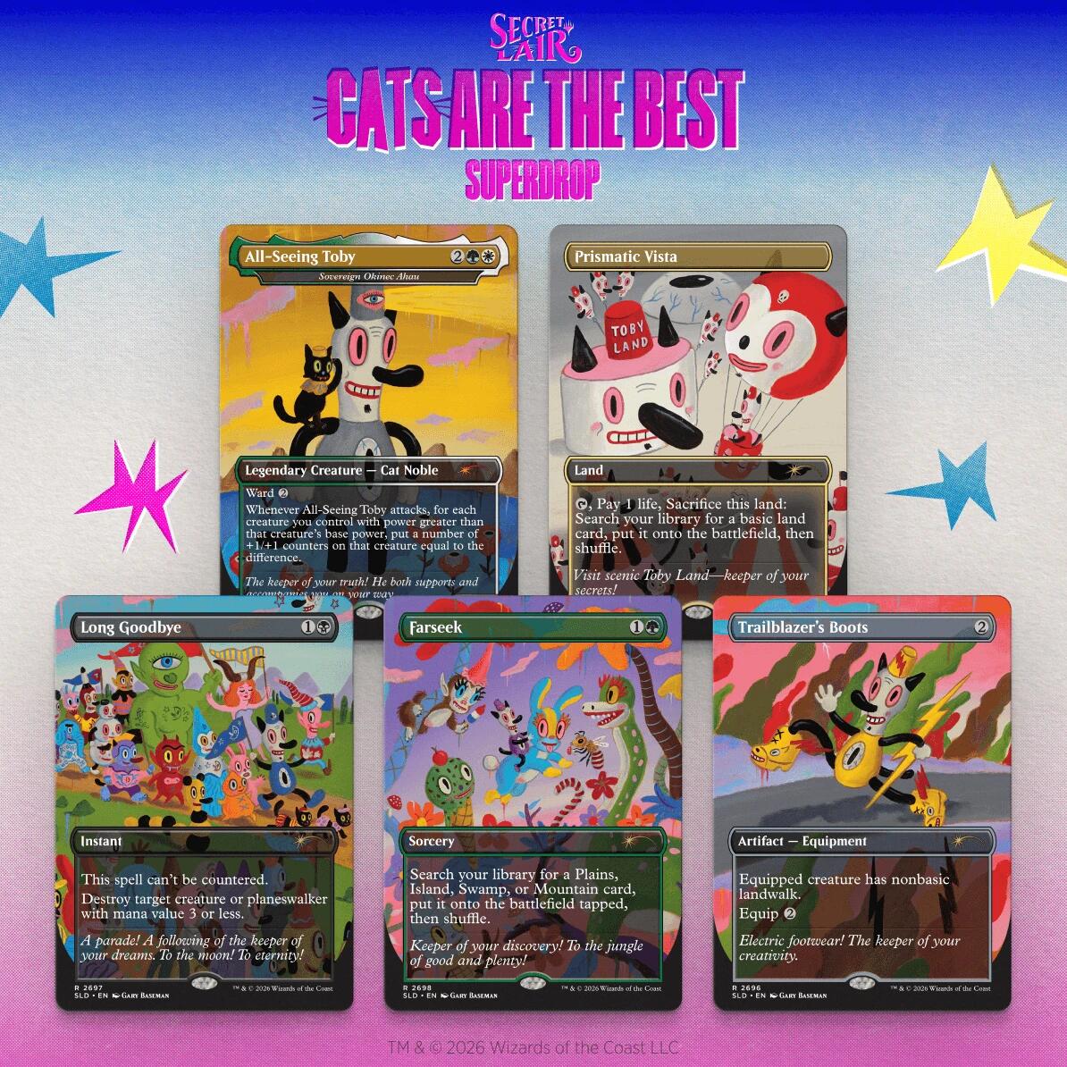 Secret Lair Drop: Toby's Journey By Gary Baseman - Non-Foil Edition