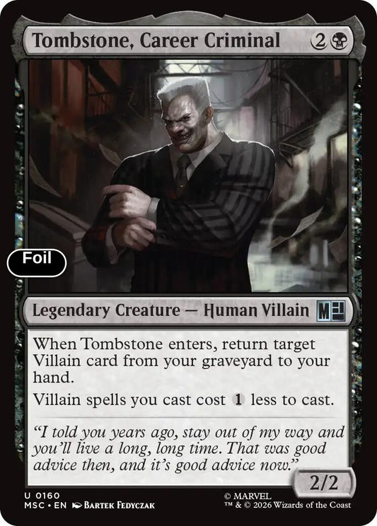 Tombstone, Career Criminal (0160) (Surge Foil)