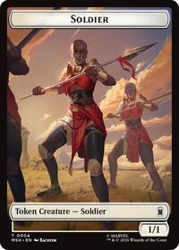 Soldier // Clue Double-Sided Token