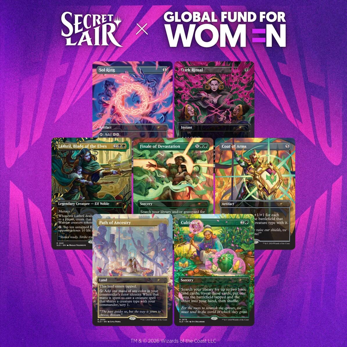 Secret Lair Drop: Secret Lair x Global Fund for Women: Their Magic is Limitless - Non-Foil Edition