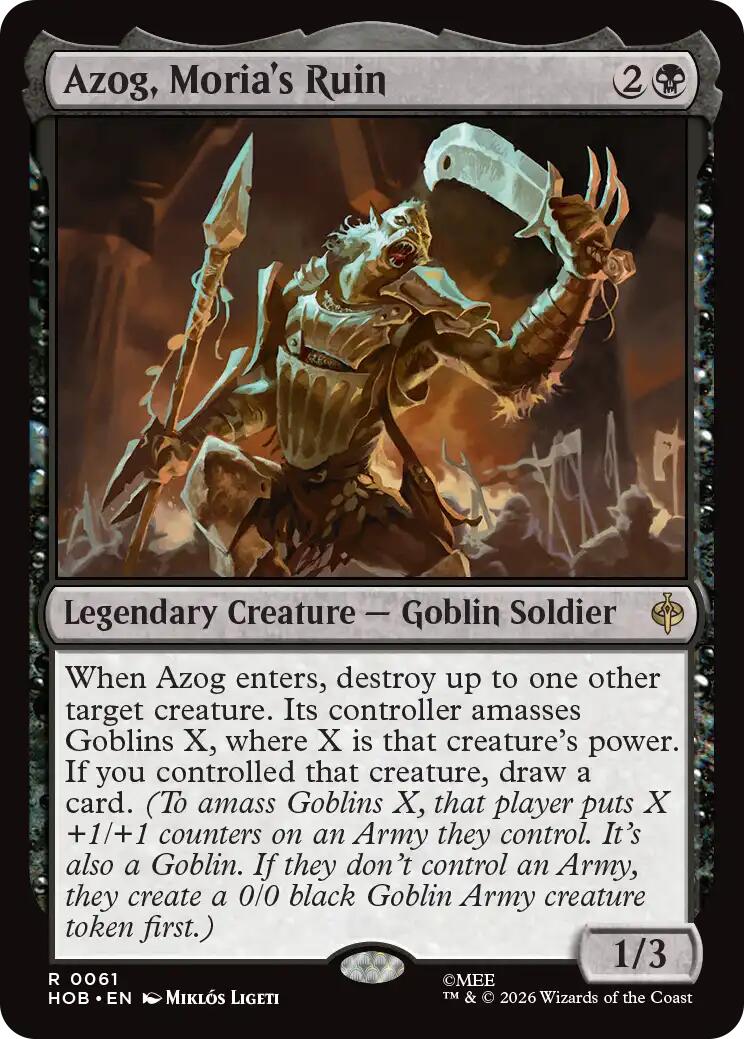 Azog, Moria's Ruin