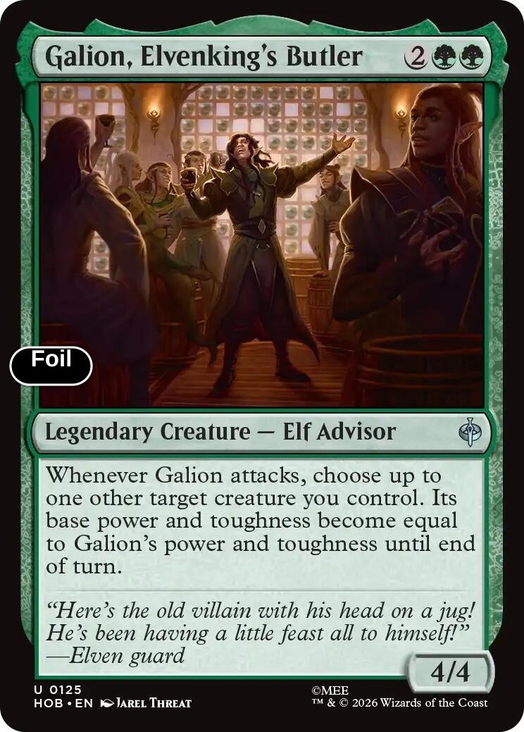Galion, Elvenking's Butler