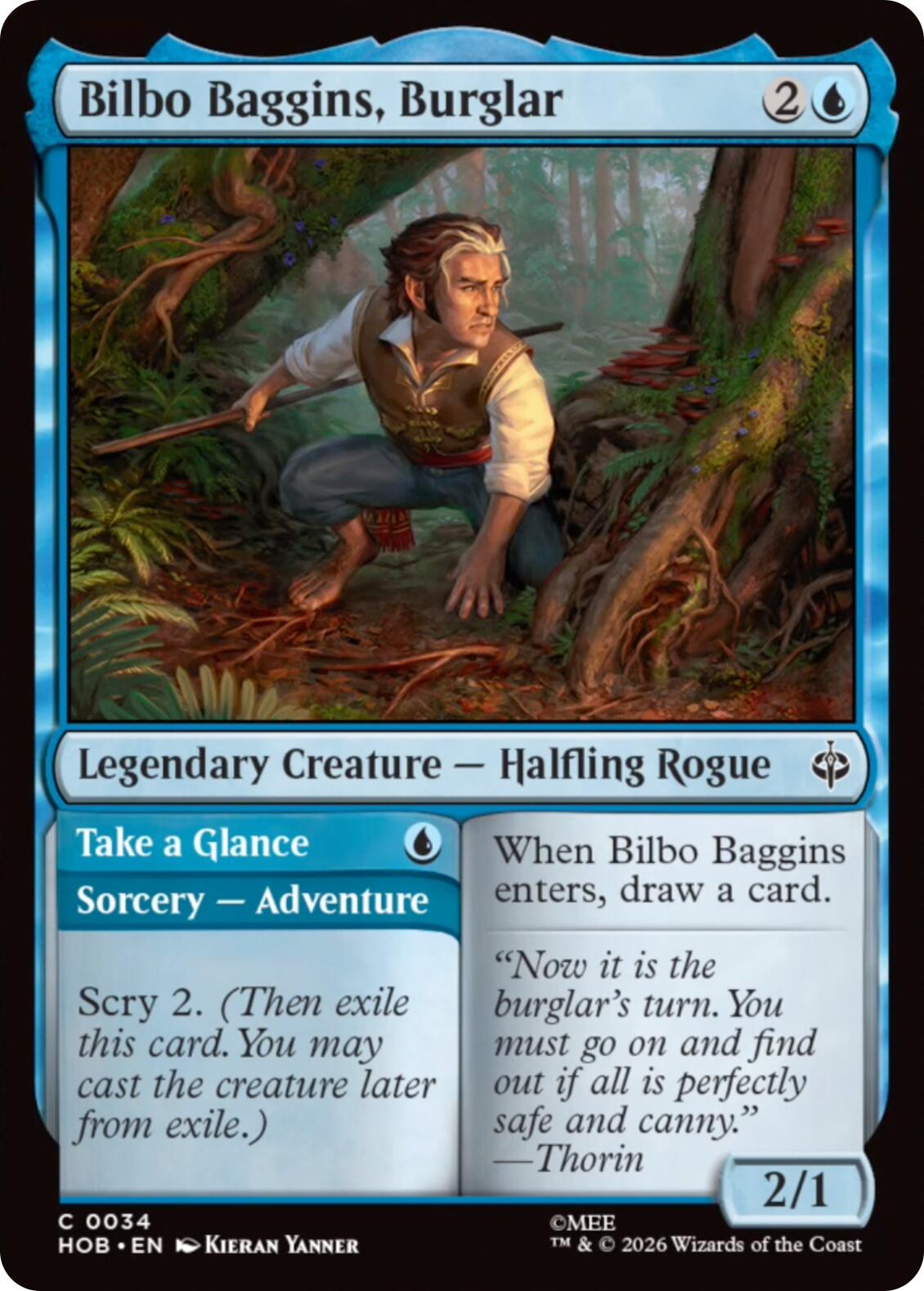 Bilbo Baggins, Burglar