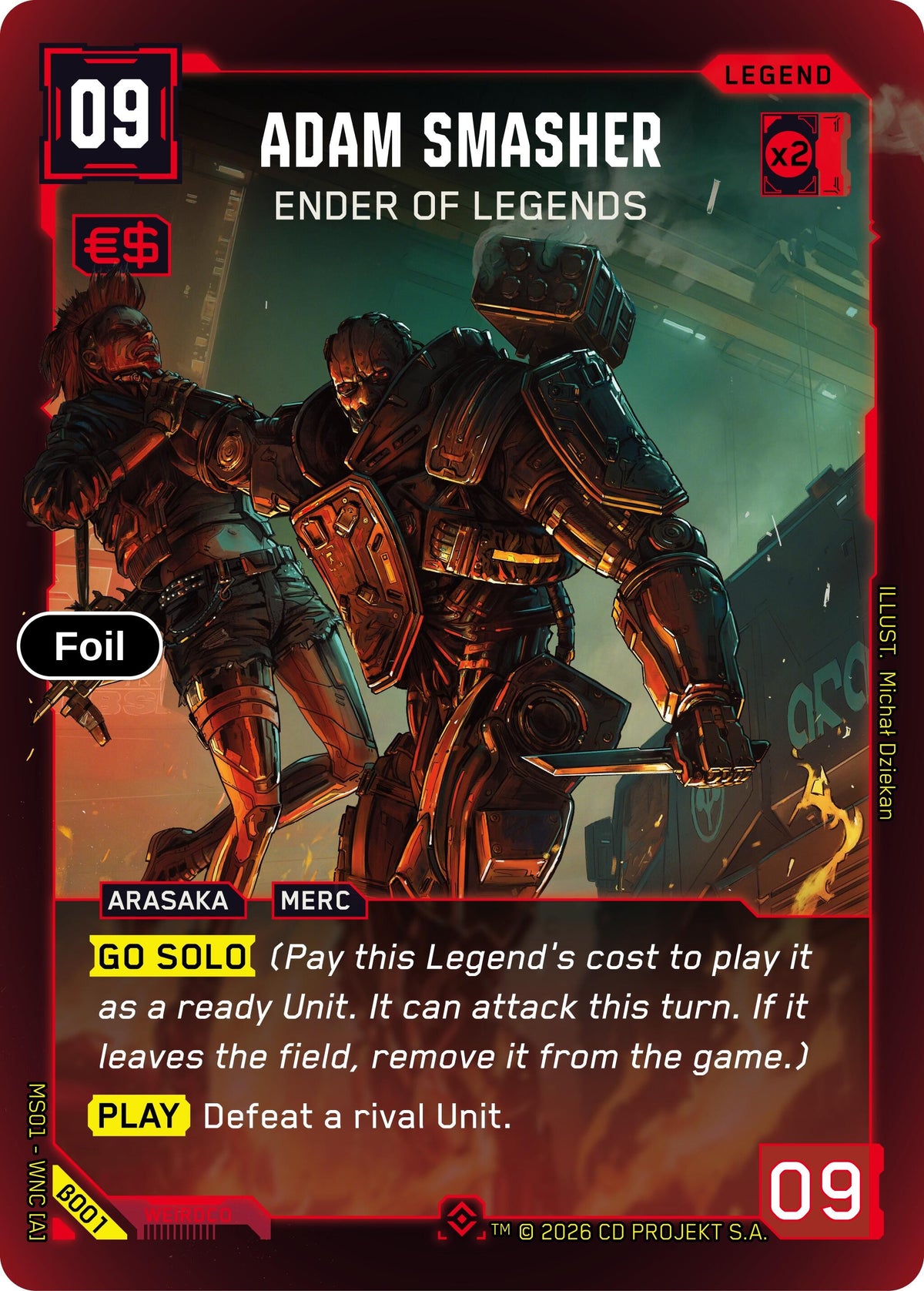 Adam Smasher - Ender of Legends (Epic)