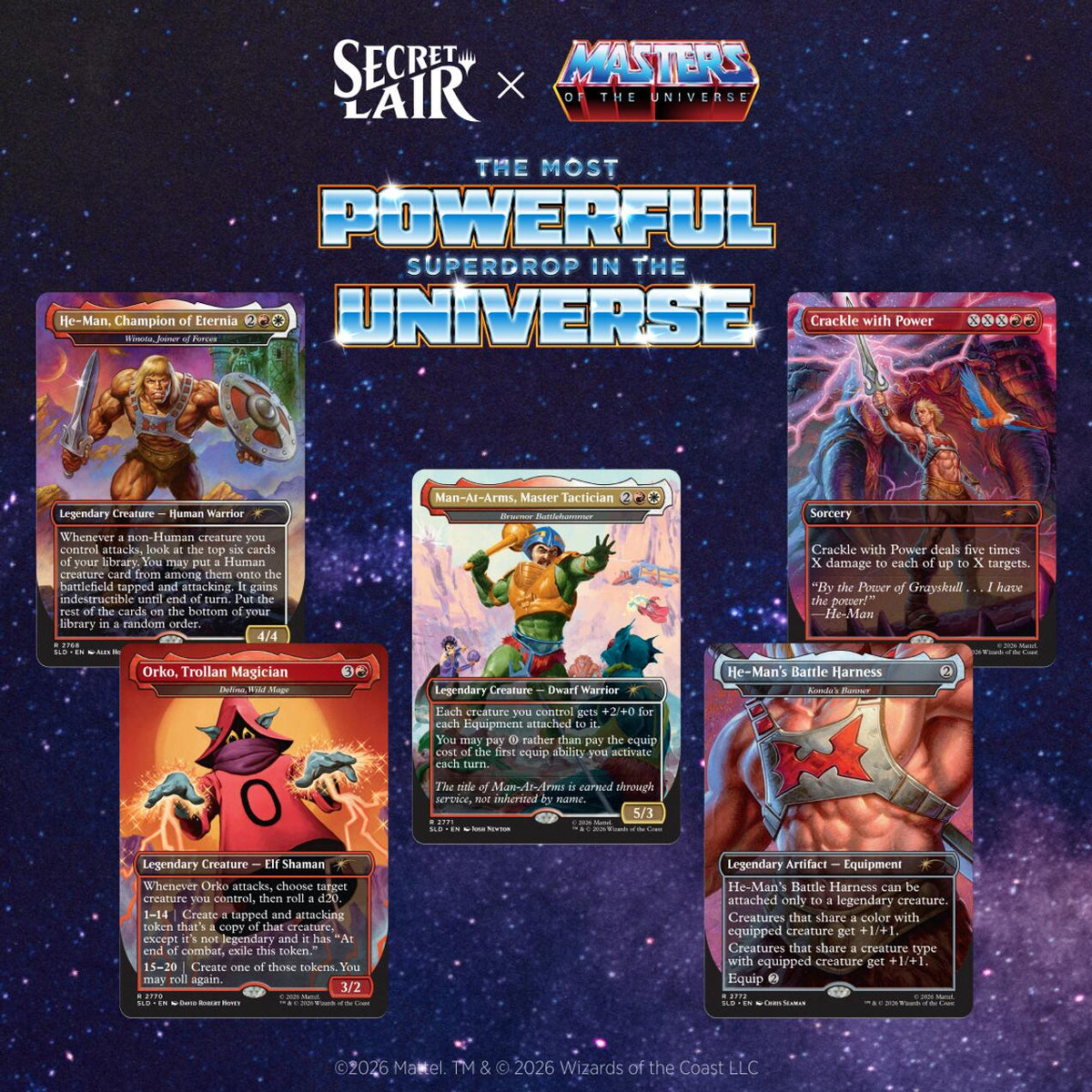 Secret Lair Drop: Secret Lair x Masters of the Universe: By the Power of Grayskull! - Non-Foil Edition