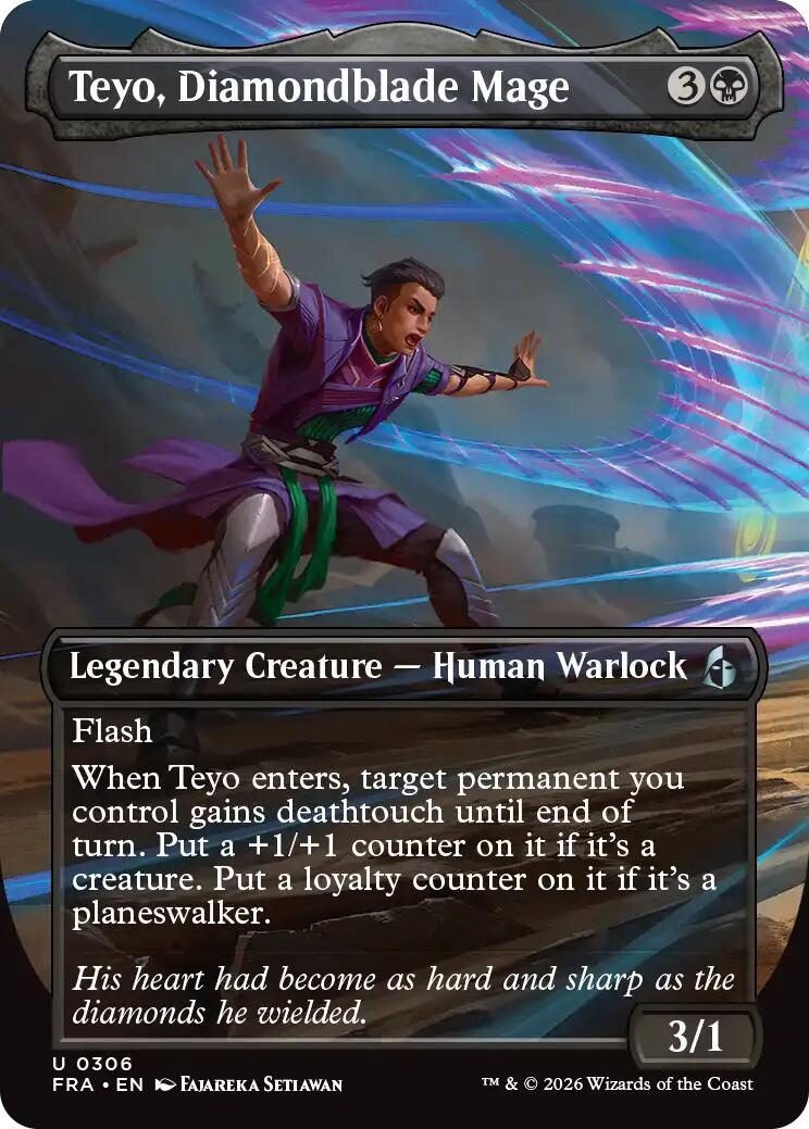 Teyo, Diamondblade Mage (Borderless)