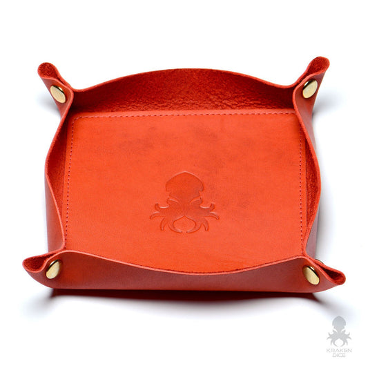 Kraken Dice Leather Dice Tray