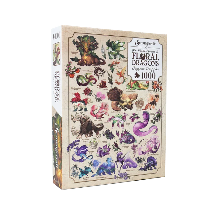 The Field Guide to Floral Dragons - Floral Dragons 1000pc Puzzle