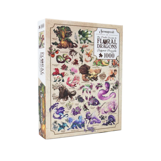 The Field Guide to Floral Dragons - Floral Dragons 1000pc Puzzle