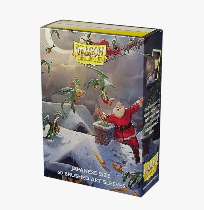 Dragon Shield Limited Edition Japanese Art Sleeves - Christmas Dragon 2023 (60-Pack) - Dragon Shield Card Sleeves