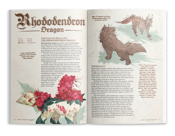 The Field Guide to Floral Dragons: Deluxe Box Set (5E D&D)